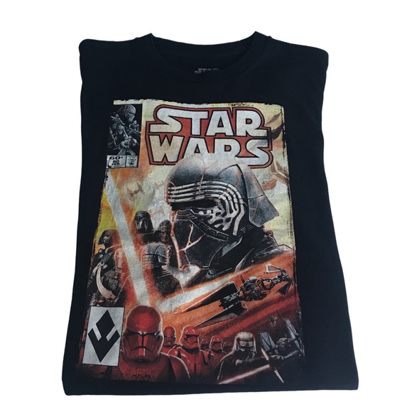 Star Wars Other - Star Wars Mens Black Comic Book Tee Shirt Featuring Kylo Ren Size Extra Large